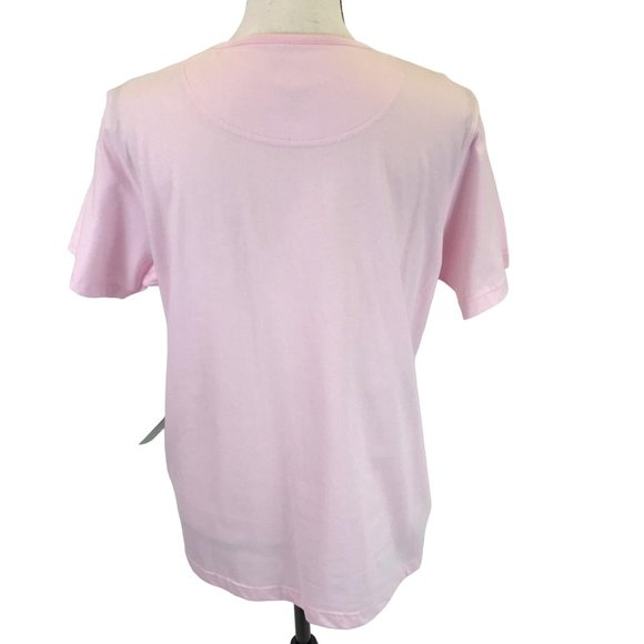 NWT Share The Care Sport Womens Pink Breast Cancer Short Sleeve Tee Shirt Size L - Picture 4 of 7